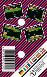 Box back cover for On The Run on the Amstrad CPC.